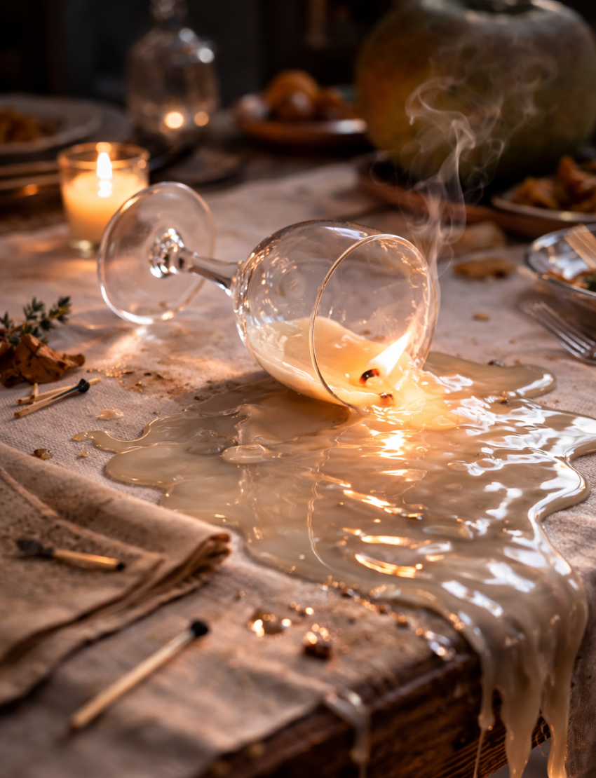 Candles in Stemmed Glassware – When Aesthetics Overlook Function